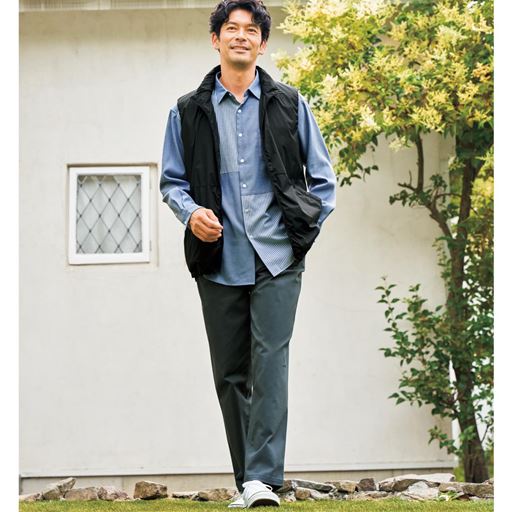 ブルーグレー コーディネート例