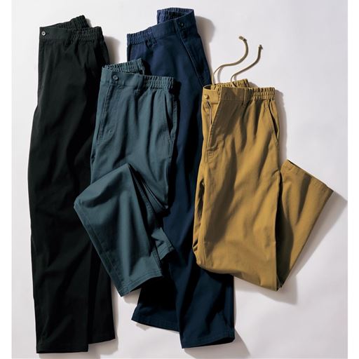 (左から)ブラック、ブルーグレー、ネイビー系、サンドベージュ