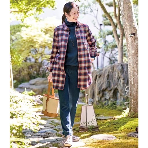 インディゴ コーディネート例