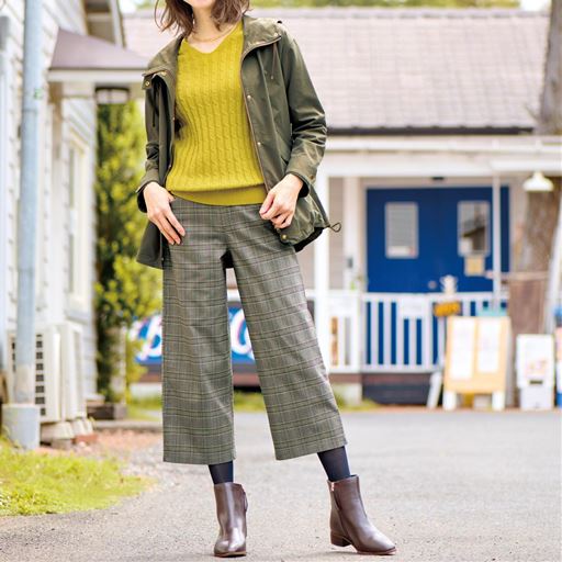 チェック コーディネート例