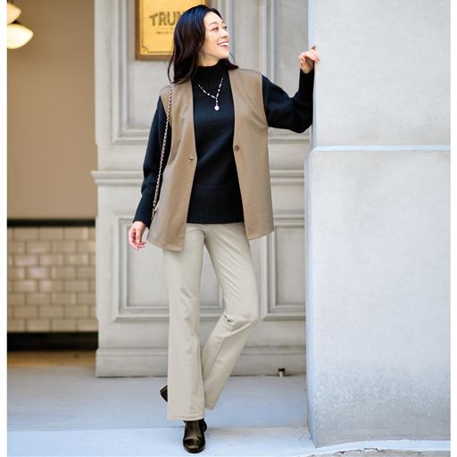 グレージュ コーディネート例