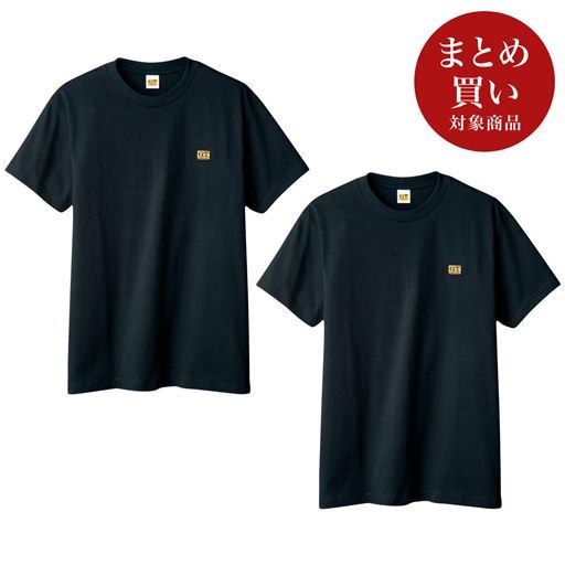 同色2枚組 綿100%半袖Tシャツ/クルーネック(G.T.ホーキンス)(GT HAWKINS)
