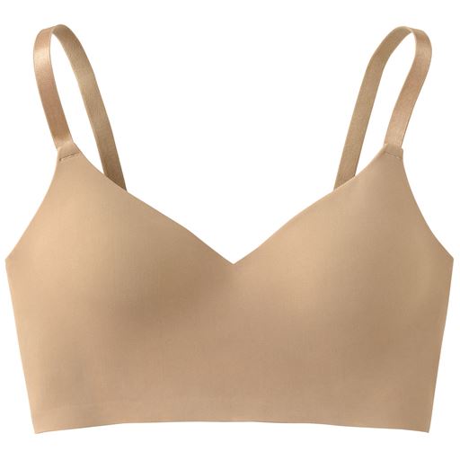 スキンベージュ<br>伸びがいい身生地で締め付けにくくラク。