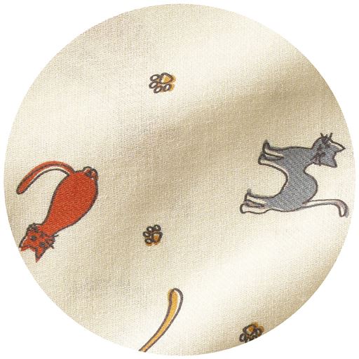 ベージュ系 生地拡大