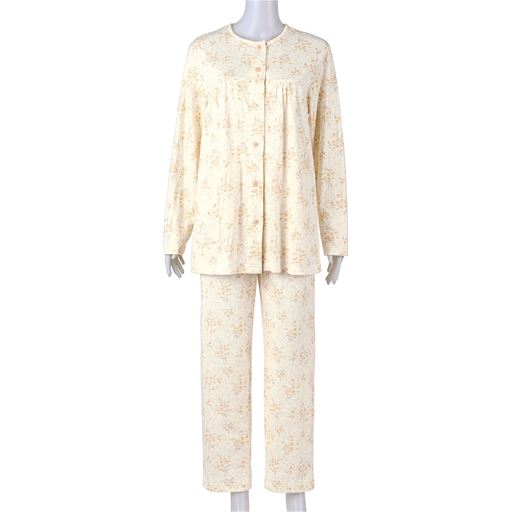 クリームイエロー フロントスタイル 上下セット