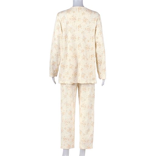 クリームイエロー バックスタイル 上下セット