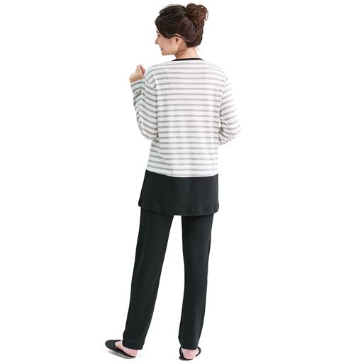 ボーダー(パンツ:ブラック) バックスタイル