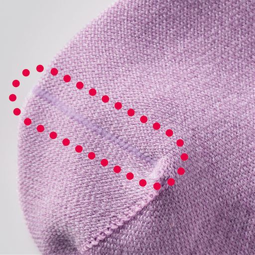 つま先縫い目無しで心地いい