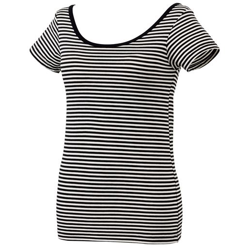 ボーダー(ブラック×オフホワイト)