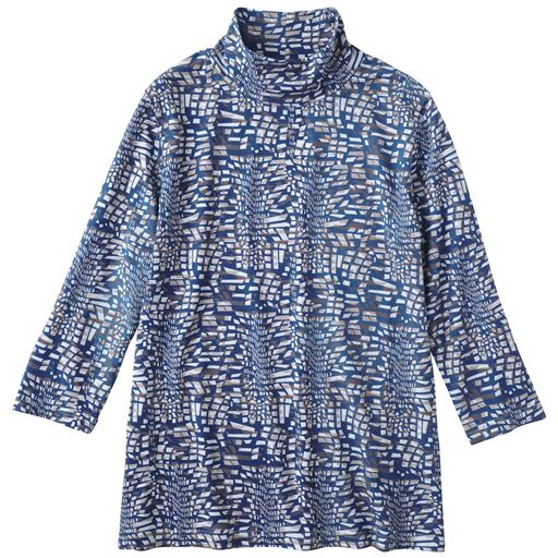 A(幾何柄:ネイビー系)