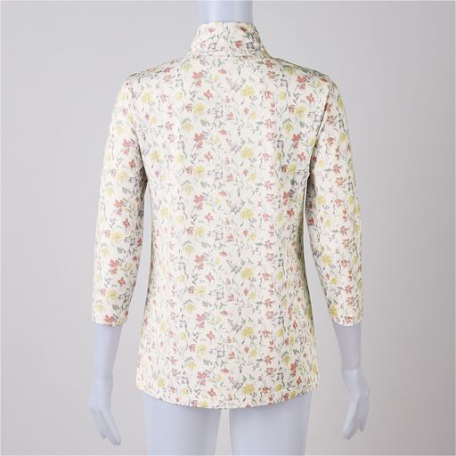 B(花柄:オフホワイト) バックスタイル