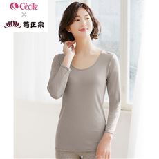 しっとり保湿インナー(8分袖)(cecile×菊正宗)