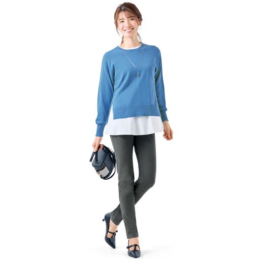 ミディアムグレー コーディネート例