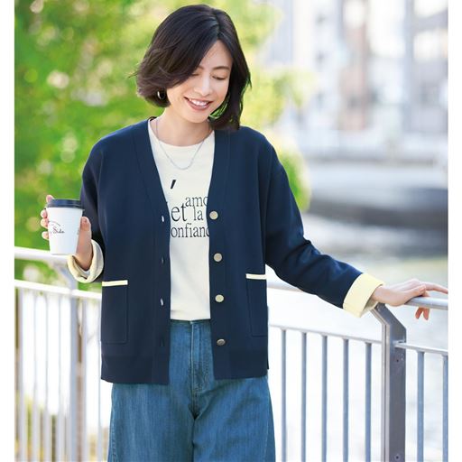 ネイビーコーディネート例