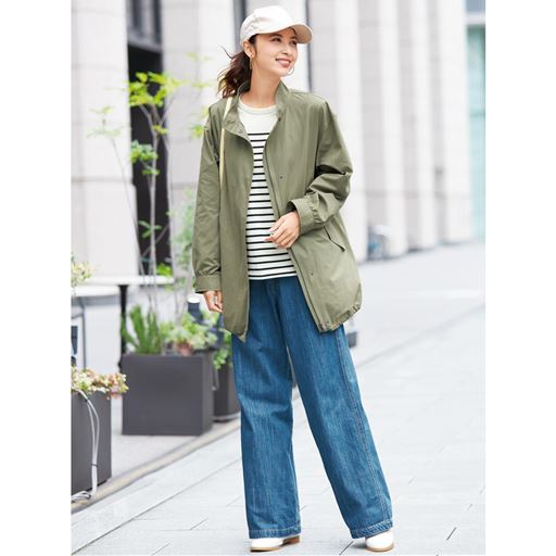 A(オフホワイト×ブラック) コーディネート例