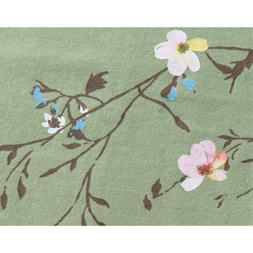 ミストグリーン 生地拡大