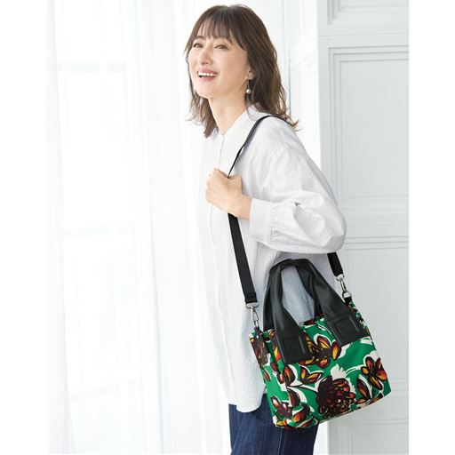 グリーン系(花柄)<br>ショルダー