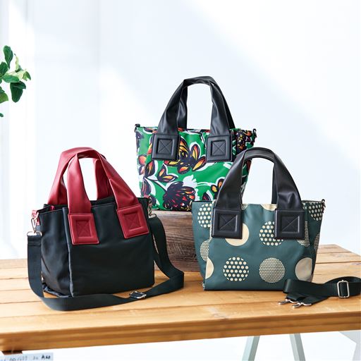 (時計回りに)グリーン系、ネイビー系、ブラック