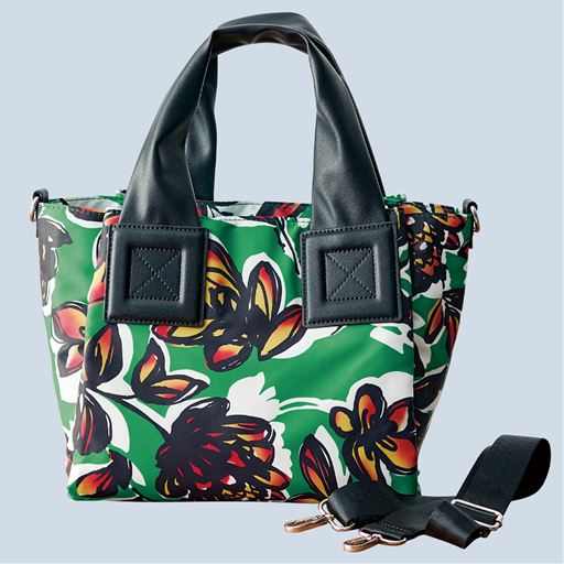 グリーン系(花柄)