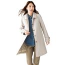 花粉がつきにくいステンカラーコート（ライナー付き）