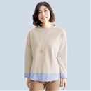 重ね着風プルオーバー