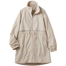 スタンドカラーナイロンアウター