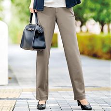 ハイテンションゆったりストレートパンツ(美脚パンツ・全方向ストレッチ・日本製生地使用)