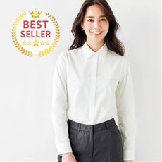 形態安定レギュラーカラーシャツ(長袖)(UVカット・抗菌防臭・洗濯機OK・部屋干しOK)