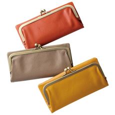 ガマ口本革長財布