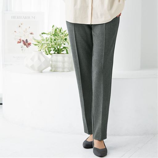 日本製ウエストらくらくミセスパンツ(日本製・人気商品・選べる股下3丈・洗濯機OK・シワになりにくい)