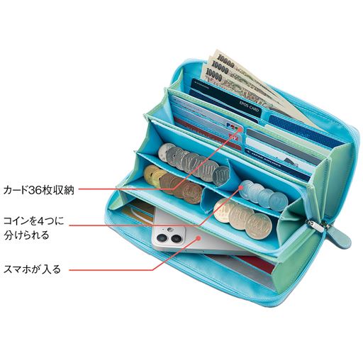 ガバッと開き中身が一目瞭然 ※イメージ