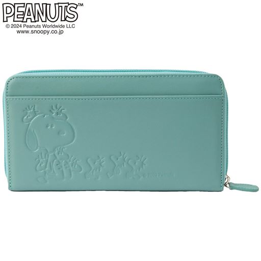 裏面にもスヌーピーとウッドストックの型押しが!