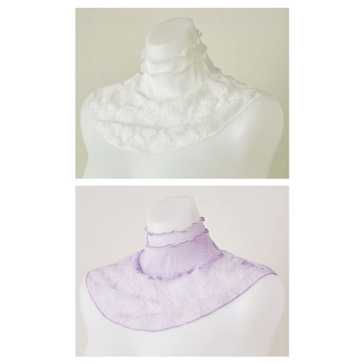 使いやすいホワイトとラベンダーの2色組です。