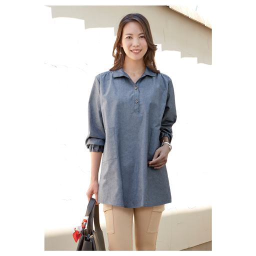 サッとかぶるだけでおしゃれなかっぽう着