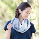 綿１００％ふんわりガーゼのお洒落スヌード（２色組）