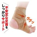 薄くても足首をしっかり支えるサポーター（１枚）
