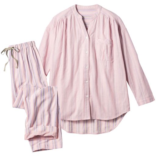 パウダーピンク(パンツ:ピンクストライプ)