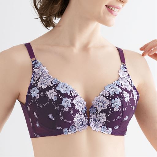 ダークバイオレット着用例