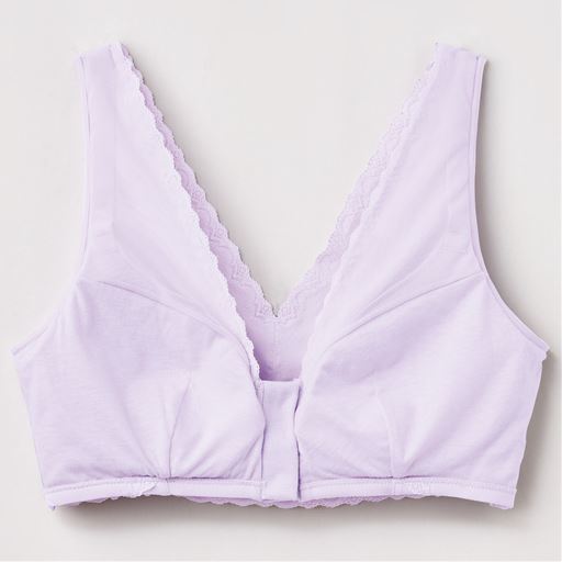 (肌側)肌にボタンが触れないやさしさ設計