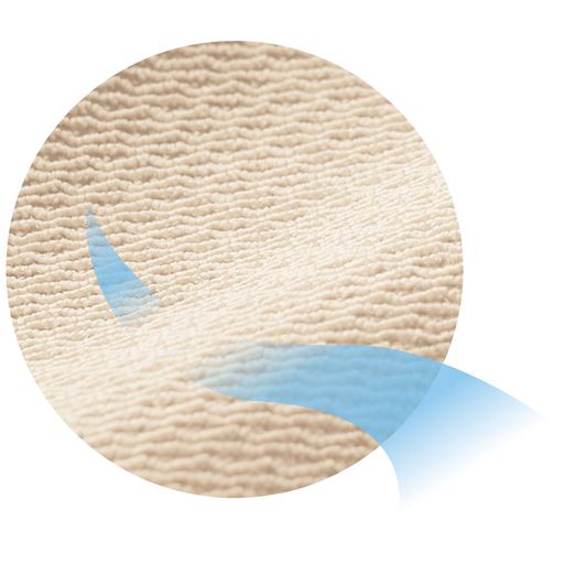 伸縮性と補整効果の高い、吸汗・速乾・冷感メッシュ素材を採用。 接触冷感 吸汗 速乾 身生地