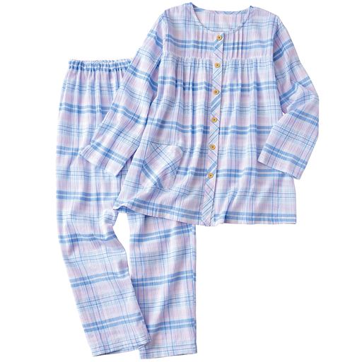 サックスブルー 上下セット