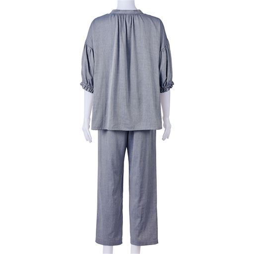 ネイビー バックスタイル 上下セット