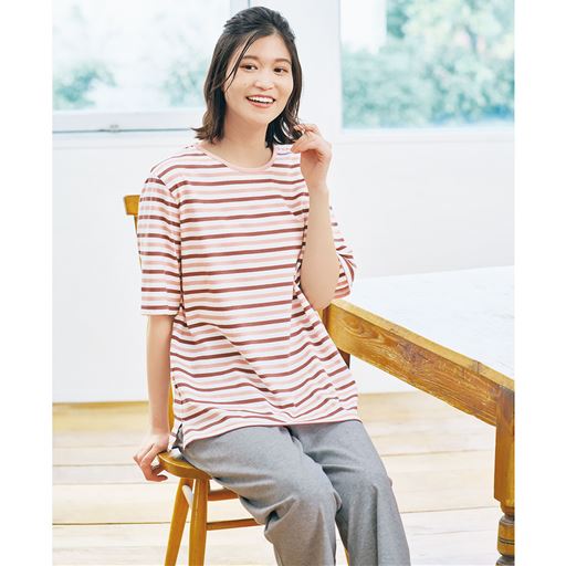 コーラルサンド(パンツ:グレー)