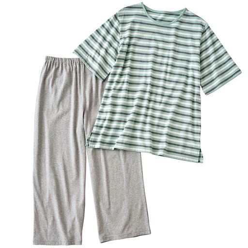 アッシュグリーン(パンツ:グレー) 上下セット