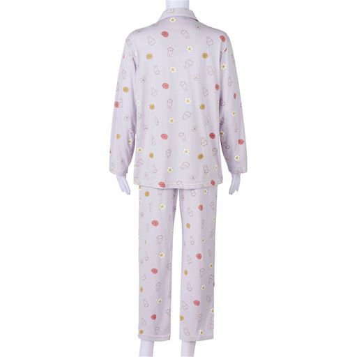 ラベンダー バックスタイル 上下セット