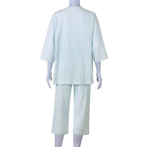 ライトブルー バックスタイル 上下セット