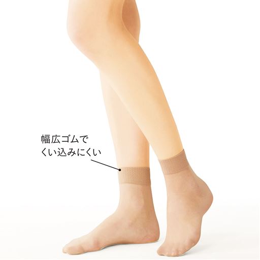 履き口を締め付けにくい仕様です。