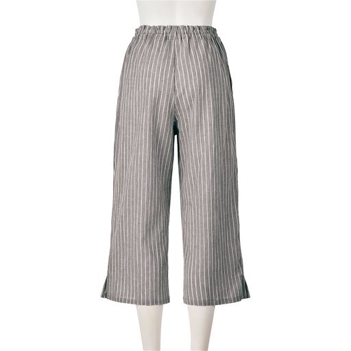 ブラウン系(アイボリーのストライプ柄) バックスタイル