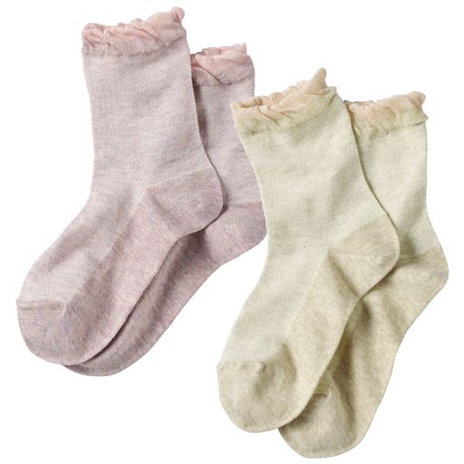 【新色】E(パープル・グリーン) 色違い2足組