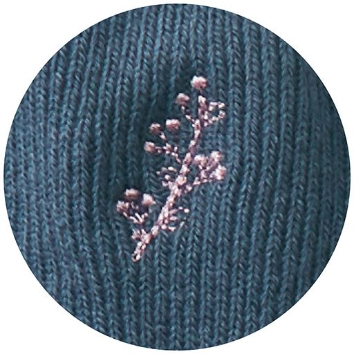 ネイビー 生地拡大